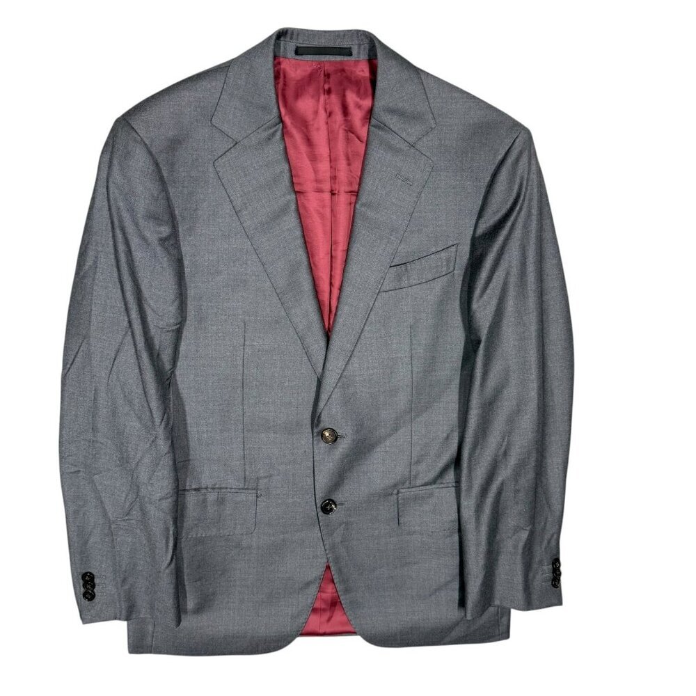 Spier & Mackay Blazer Wool Sport Coat Slim Fit Grey 38S
